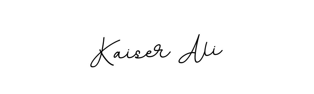 How to make Kaiser Ali name signature. Use BallpointsItalic-DORy9 style for creating short signs online. This is the latest handwritten sign. Kaiser Ali signature style 11 images and pictures png