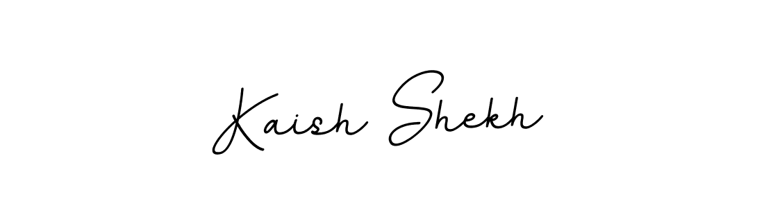 Kaish Shekh stylish signature style. Best Handwritten Sign (BallpointsItalic-DORy9) for my name. Handwritten Signature Collection Ideas for my name Kaish Shekh. Kaish Shekh signature style 11 images and pictures png