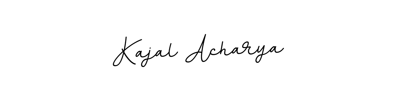 Kajal Acharya stylish signature style. Best Handwritten Sign (BallpointsItalic-DORy9) for my name. Handwritten Signature Collection Ideas for my name Kajal Acharya. Kajal Acharya signature style 11 images and pictures png