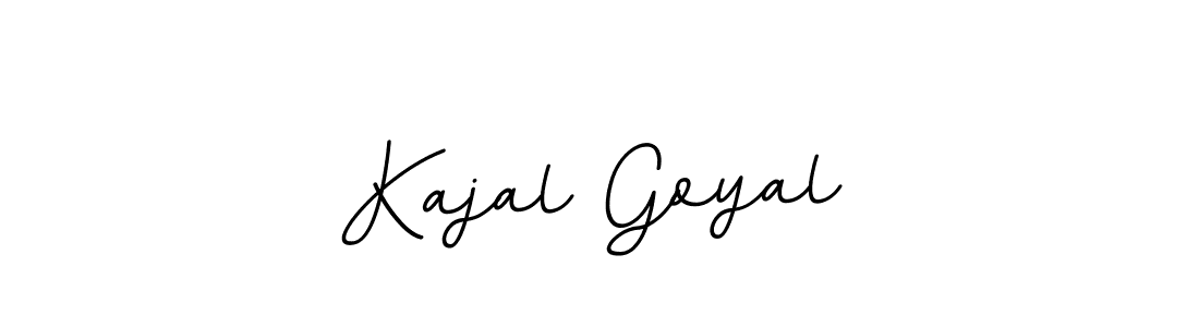 Kajal Goyal stylish signature style. Best Handwritten Sign (BallpointsItalic-DORy9) for my name. Handwritten Signature Collection Ideas for my name Kajal Goyal. Kajal Goyal signature style 11 images and pictures png