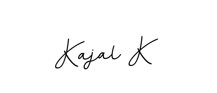 Make a beautiful signature design for name Kajal K. Use this online signature maker to create a handwritten signature for free. Kajal K signature style 11 images and pictures png