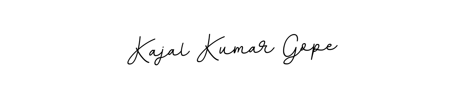 Make a beautiful signature design for name Kajal Kumar Gope. With this signature (BallpointsItalic-DORy9) style, you can create a handwritten signature for free. Kajal Kumar Gope signature style 11 images and pictures png