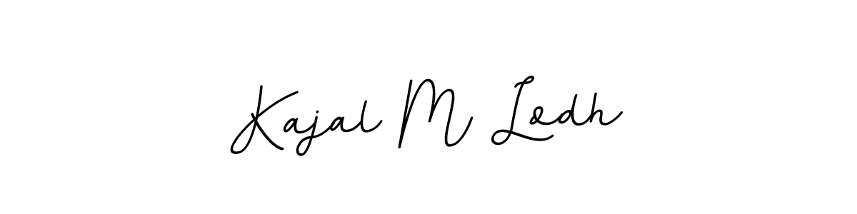 The best way (BallpointsItalic-DORy9) to make a short signature is to pick only two or three words in your name. The name Kajal M Lodh include a total of six letters. For converting this name. Kajal M Lodh signature style 11 images and pictures png