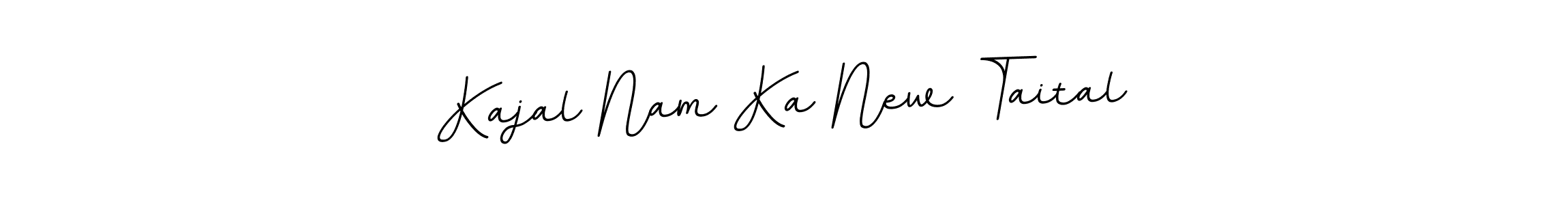 It looks lik you need a new signature style for name Kajal Nam Ka New Taital. Design unique handwritten (BallpointsItalic-DORy9) signature with our free signature maker in just a few clicks. Kajal Nam Ka New Taital signature style 11 images and pictures png