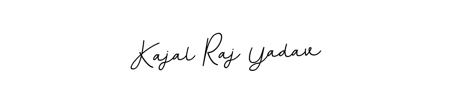 The best way (BallpointsItalic-DORy9) to make a short signature is to pick only two or three words in your name. The name Kajal Raj Yadav include a total of six letters. For converting this name. Kajal Raj Yadav signature style 11 images and pictures png