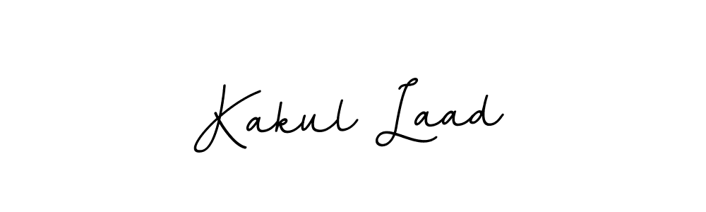 Make a beautiful signature design for name Kakul Laad. With this signature (BallpointsItalic-DORy9) style, you can create a handwritten signature for free. Kakul Laad signature style 11 images and pictures png