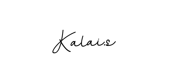 Use a signature maker to create a handwritten signature online. With this signature software, you can design (BallpointsItalic-DORy9) your own signature for name Kalai.s. Kalai.s signature style 11 images and pictures png