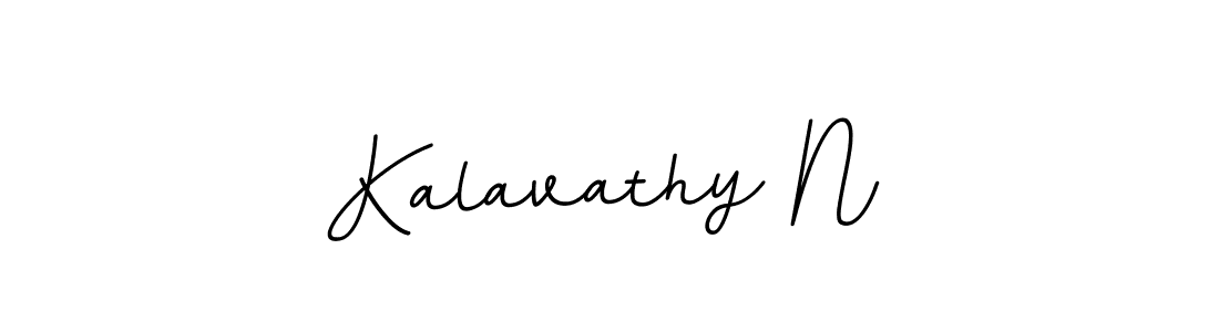 You should practise on your own different ways (BallpointsItalic-DORy9) to write your name (Kalavathy N) in signature. don't let someone else do it for you. Kalavathy N signature style 11 images and pictures png
