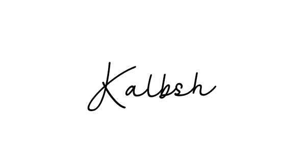 The best way (BallpointsItalic-DORy9) to make a short signature is to pick only two or three words in your name. The name Kalbsh include a total of six letters. For converting this name. Kalbsh signature style 11 images and pictures png