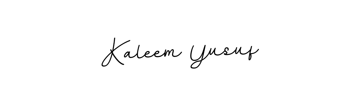 Kaleem Yusuf stylish signature style. Best Handwritten Sign (BallpointsItalic-DORy9) for my name. Handwritten Signature Collection Ideas for my name Kaleem Yusuf. Kaleem Yusuf signature style 11 images and pictures png