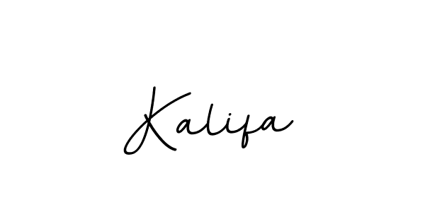 Use a signature maker to create a handwritten signature online. With this signature software, you can design (BallpointsItalic-DORy9) your own signature for name Kalifa. Kalifa signature style 11 images and pictures png