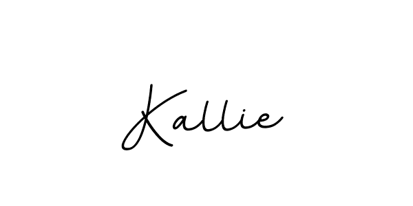 Kallie stylish signature style. Best Handwritten Sign (BallpointsItalic-DORy9) for my name. Handwritten Signature Collection Ideas for my name Kallie. Kallie signature style 11 images and pictures png