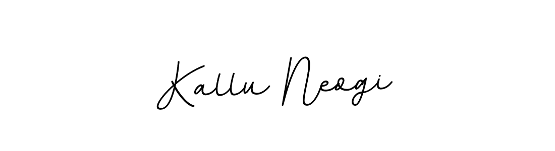 How to make Kallu Neogi name signature. Use BallpointsItalic-DORy9 style for creating short signs online. This is the latest handwritten sign. Kallu Neogi signature style 11 images and pictures png