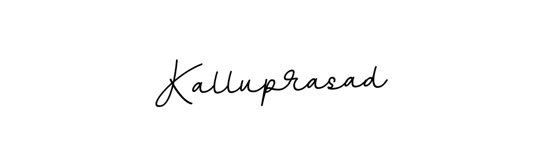Use a signature maker to create a handwritten signature online. With this signature software, you can design (BallpointsItalic-DORy9) your own signature for name Kalluprasad. Kalluprasad signature style 11 images and pictures png