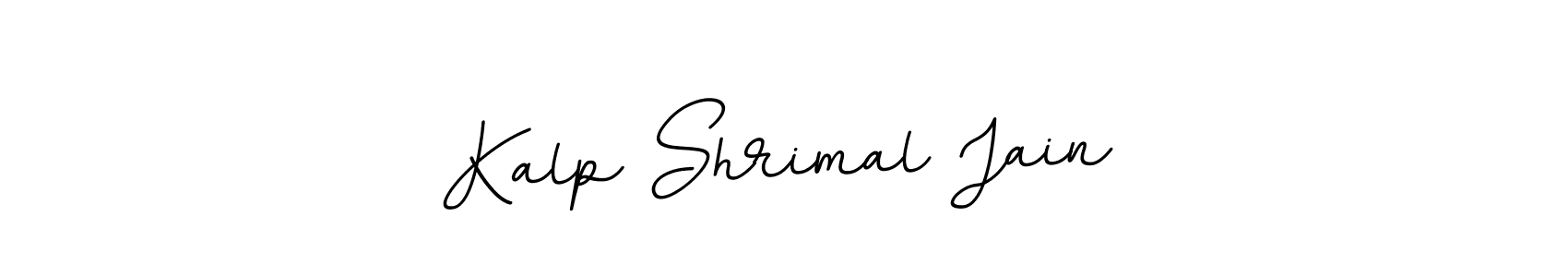 You should practise on your own different ways (BallpointsItalic-DORy9) to write your name (Kalp Shrimal Jain) in signature. don't let someone else do it for you. Kalp Shrimal Jain signature style 11 images and pictures png
