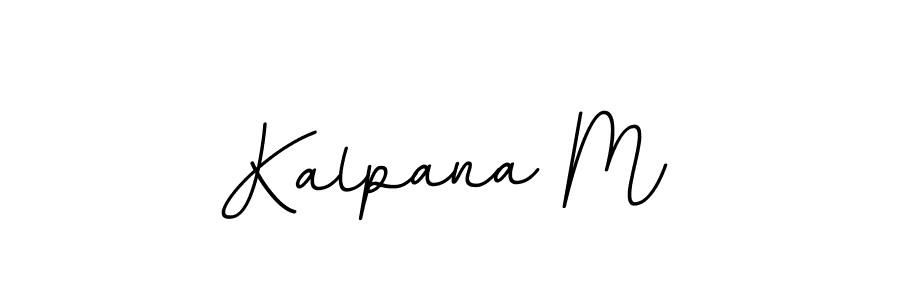 Use a signature maker to create a handwritten signature online. With this signature software, you can design (BallpointsItalic-DORy9) your own signature for name Kalpana M. Kalpana M signature style 11 images and pictures png