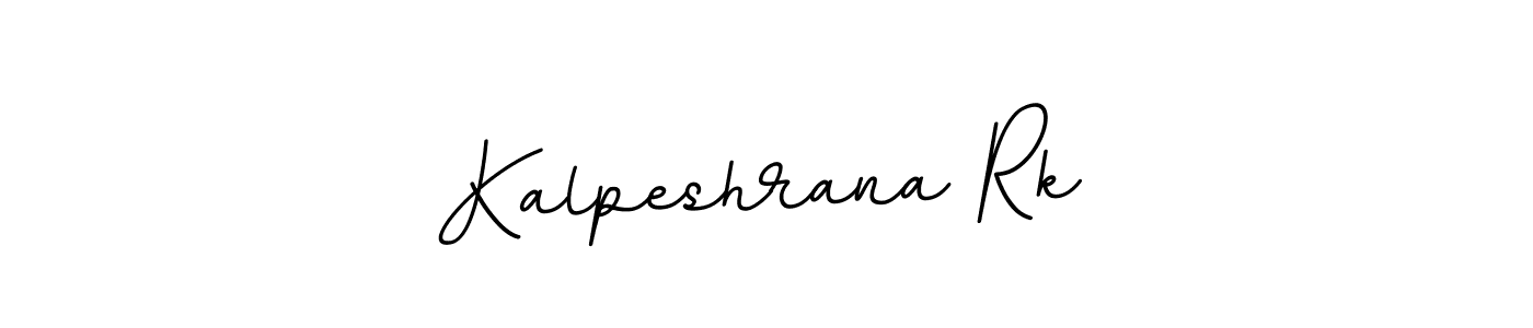 How to make Kalpeshrana Rk name signature. Use BallpointsItalic-DORy9 style for creating short signs online. This is the latest handwritten sign. Kalpeshrana Rk signature style 11 images and pictures png