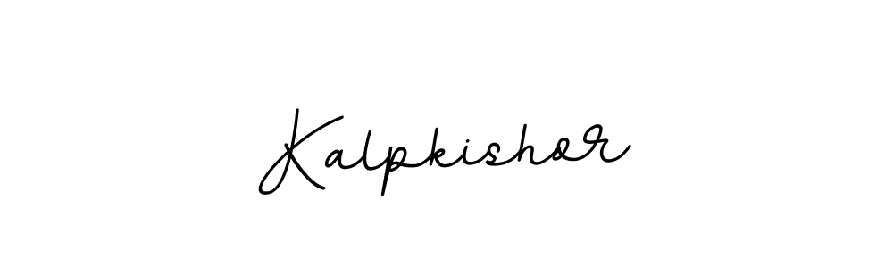 Use a signature maker to create a handwritten signature online. With this signature software, you can design (BallpointsItalic-DORy9) your own signature for name Kalpkishor. Kalpkishor signature style 11 images and pictures png