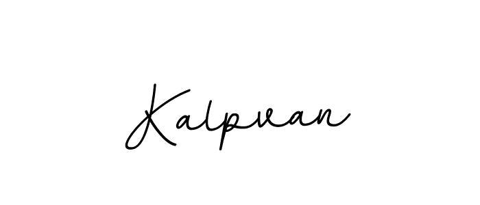 Create a beautiful signature design for name Kalpvan. With this signature (BallpointsItalic-DORy9) fonts, you can make a handwritten signature for free. Kalpvan signature style 11 images and pictures png