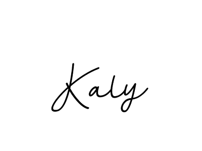 Design your own signature with our free online signature maker. With this signature software, you can create a handwritten (BallpointsItalic-DORy9) signature for name Kaly. Kaly signature style 11 images and pictures png