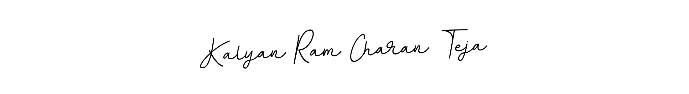 You should practise on your own different ways (BallpointsItalic-DORy9) to write your name (Kalyan Ram Charan Teja) in signature. don't let someone else do it for you. Kalyan Ram Charan Teja signature style 11 images and pictures png
