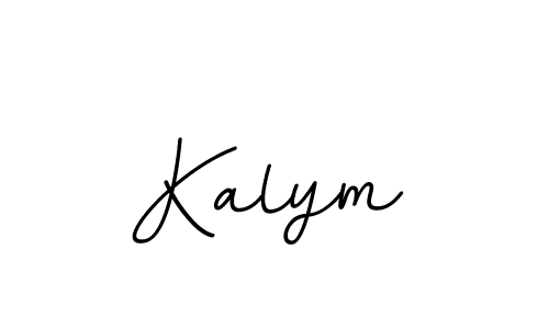 Make a beautiful signature design for name Kalym. With this signature (BallpointsItalic-DORy9) style, you can create a handwritten signature for free. Kalym signature style 11 images and pictures png