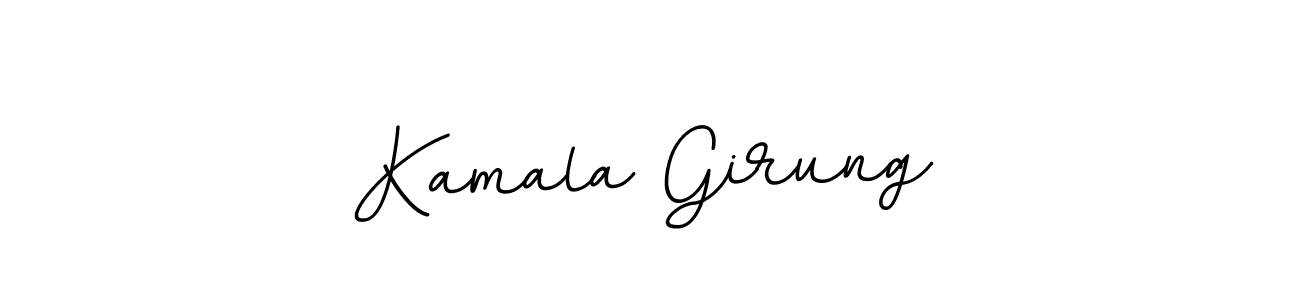 You should practise on your own different ways (BallpointsItalic-DORy9) to write your name (Kamala Girung) in signature. don't let someone else do it for you. Kamala Girung signature style 11 images and pictures png