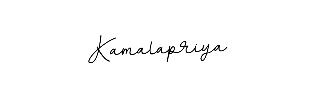 Create a beautiful signature design for name Kamalapriya. With this signature (BallpointsItalic-DORy9) fonts, you can make a handwritten signature for free. Kamalapriya signature style 11 images and pictures png