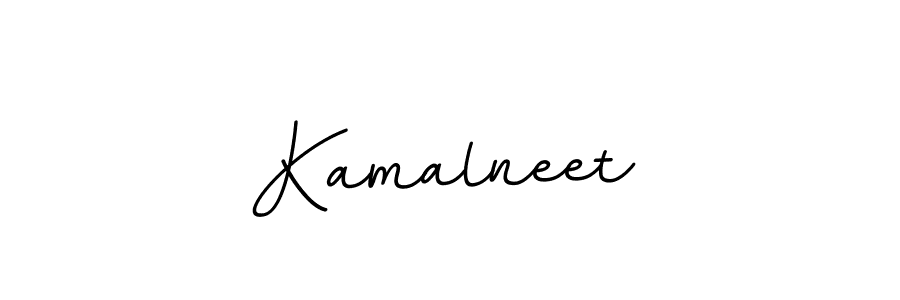 How to make Kamalneet name signature. Use BallpointsItalic-DORy9 style for creating short signs online. This is the latest handwritten sign. Kamalneet signature style 11 images and pictures png