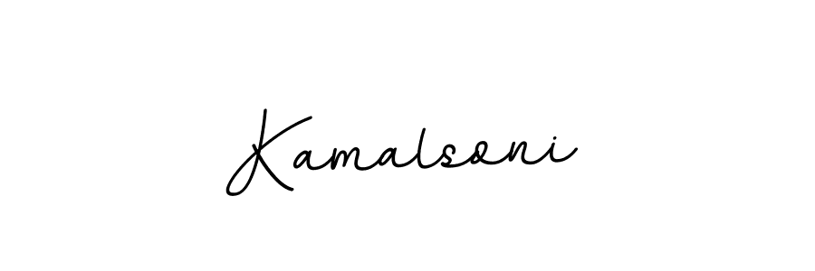 How to make Kamalsoni signature? BallpointsItalic-DORy9 is a professional autograph style. Create handwritten signature for Kamalsoni name. Kamalsoni signature style 11 images and pictures png