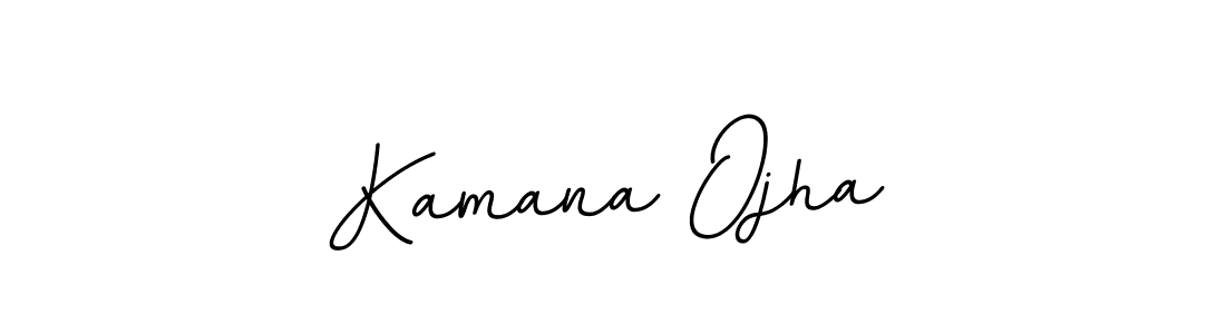 How to make Kamana Ojha name signature. Use BallpointsItalic-DORy9 style for creating short signs online. This is the latest handwritten sign. Kamana Ojha signature style 11 images and pictures png