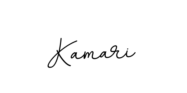 Create a beautiful signature design for name Kamari. With this signature (BallpointsItalic-DORy9) fonts, you can make a handwritten signature for free. Kamari signature style 11 images and pictures png