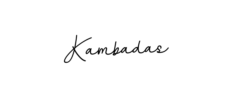 How to Draw Kambadas signature style? BallpointsItalic-DORy9 is a latest design signature styles for name Kambadas. Kambadas signature style 11 images and pictures png