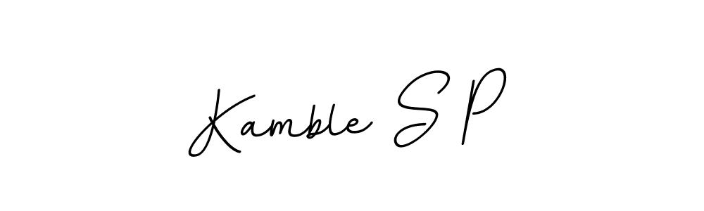 Make a beautiful signature design for name Kamble S P. Use this online signature maker to create a handwritten signature for free. Kamble S P signature style 11 images and pictures png