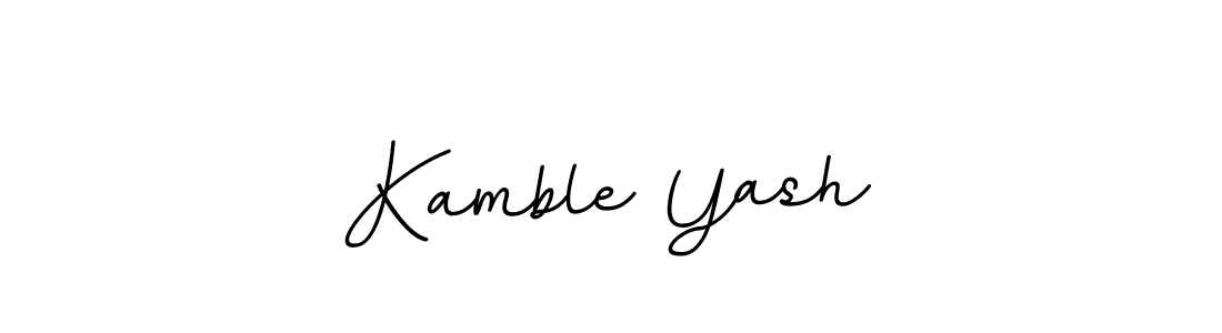 It looks lik you need a new signature style for name Kamble Yash. Design unique handwritten (BallpointsItalic-DORy9) signature with our free signature maker in just a few clicks. Kamble Yash signature style 11 images and pictures png
