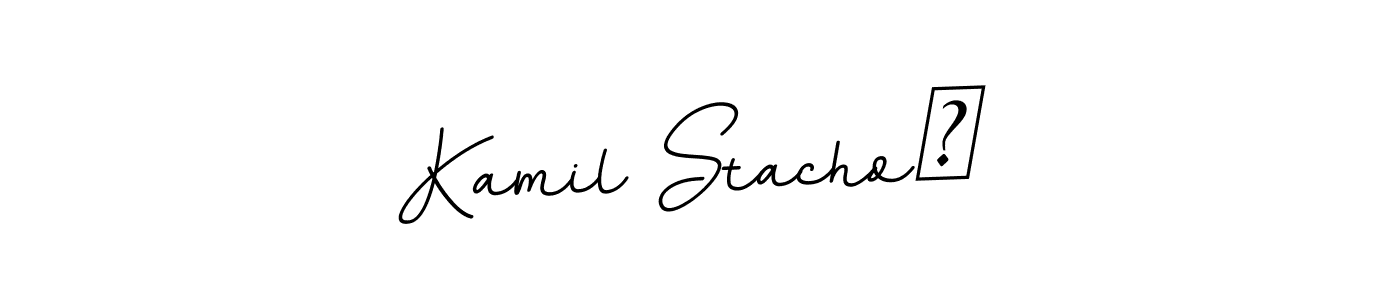 Once you've used our free online signature maker to create your best signature BallpointsItalic-DORy9 style, it's time to enjoy all of the benefits that Kamil Stachoń name signing documents. Kamil Stachoń signature style 11 images and pictures png