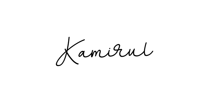 Create a beautiful signature design for name Kamirul. With this signature (BallpointsItalic-DORy9) fonts, you can make a handwritten signature for free. Kamirul signature style 11 images and pictures png