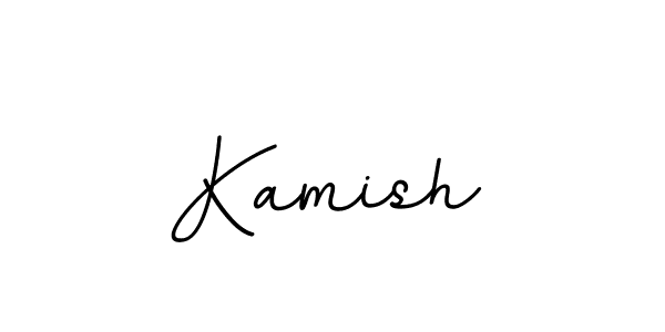 Kamish stylish signature style. Best Handwritten Sign (BallpointsItalic-DORy9) for my name. Handwritten Signature Collection Ideas for my name Kamish. Kamish signature style 11 images and pictures png