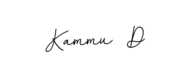 Create a beautiful signature design for name Kammu  D. With this signature (BallpointsItalic-DORy9) fonts, you can make a handwritten signature for free. Kammu  D signature style 11 images and pictures png