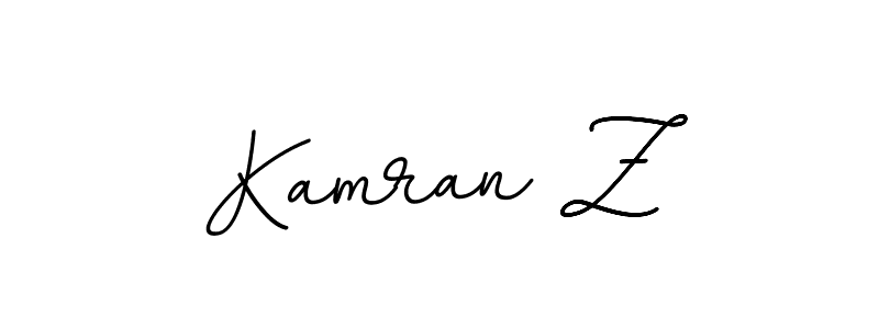 Also You can easily find your signature by using the search form. We will create Kamran Z name handwritten signature images for you free of cost using BallpointsItalic-DORy9 sign style. Kamran Z signature style 11 images and pictures png