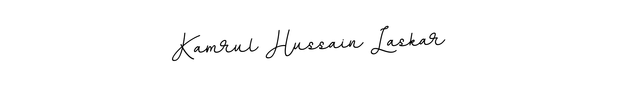 Design your own signature with our free online signature maker. With this signature software, you can create a handwritten (BallpointsItalic-DORy9) signature for name Kamrul Hussain Laskar. Kamrul Hussain Laskar signature style 11 images and pictures png