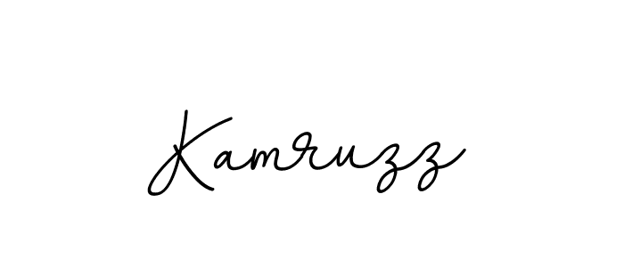 Design your own signature with our free online signature maker. With this signature software, you can create a handwritten (BallpointsItalic-DORy9) signature for name Kamruzz. Kamruzz signature style 11 images and pictures png