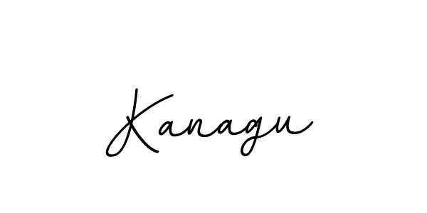 Use a signature maker to create a handwritten signature online. With this signature software, you can design (BallpointsItalic-DORy9) your own signature for name Kanagu. Kanagu signature style 11 images and pictures png