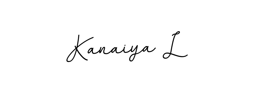 Also we have Kanaiya L name is the best signature style. Create professional handwritten signature collection using BallpointsItalic-DORy9 autograph style. Kanaiya L signature style 11 images and pictures png