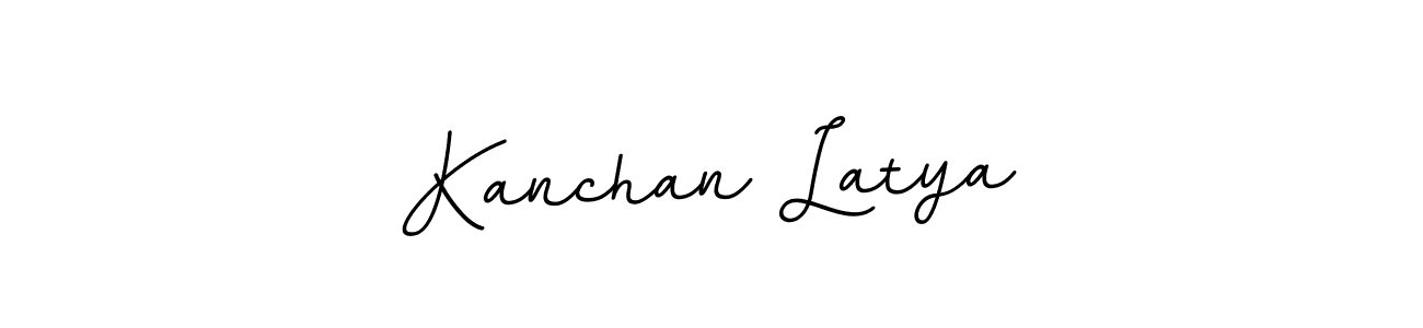 Also we have Kanchan Latya name is the best signature style. Create professional handwritten signature collection using BallpointsItalic-DORy9 autograph style. Kanchan Latya signature style 11 images and pictures png
