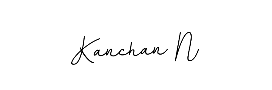 Design your own signature with our free online signature maker. With this signature software, you can create a handwritten (BallpointsItalic-DORy9) signature for name Kanchan N. Kanchan N signature style 11 images and pictures png