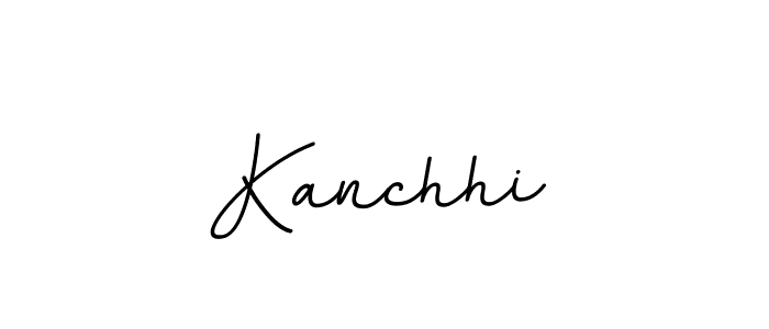 Use a signature maker to create a handwritten signature online. With this signature software, you can design (BallpointsItalic-DORy9) your own signature for name Kanchhi. Kanchhi signature style 11 images and pictures png