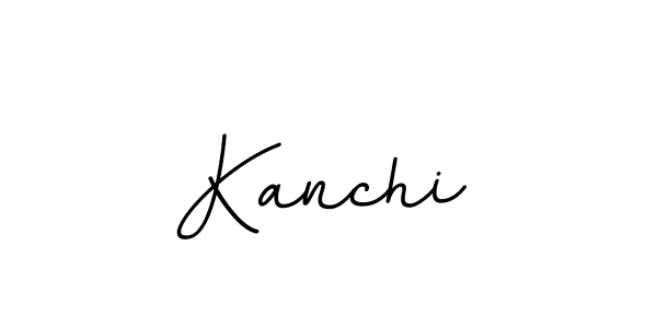 Use a signature maker to create a handwritten signature online. With this signature software, you can design (BallpointsItalic-DORy9) your own signature for name Kanchi. Kanchi signature style 11 images and pictures png