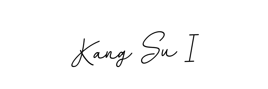 Use a signature maker to create a handwritten signature online. With this signature software, you can design (BallpointsItalic-DORy9) your own signature for name Kang Su I. Kang Su I signature style 11 images and pictures png