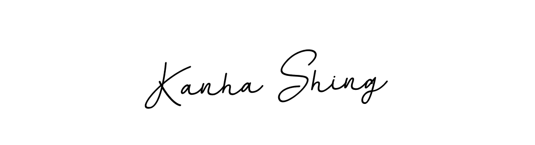 The best way (BallpointsItalic-DORy9) to make a short signature is to pick only two or three words in your name. The name Kanha Shing include a total of six letters. For converting this name. Kanha Shing signature style 11 images and pictures png